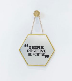 שלט מראה דקורטיבי POSITIVE - יח' אחרונות
