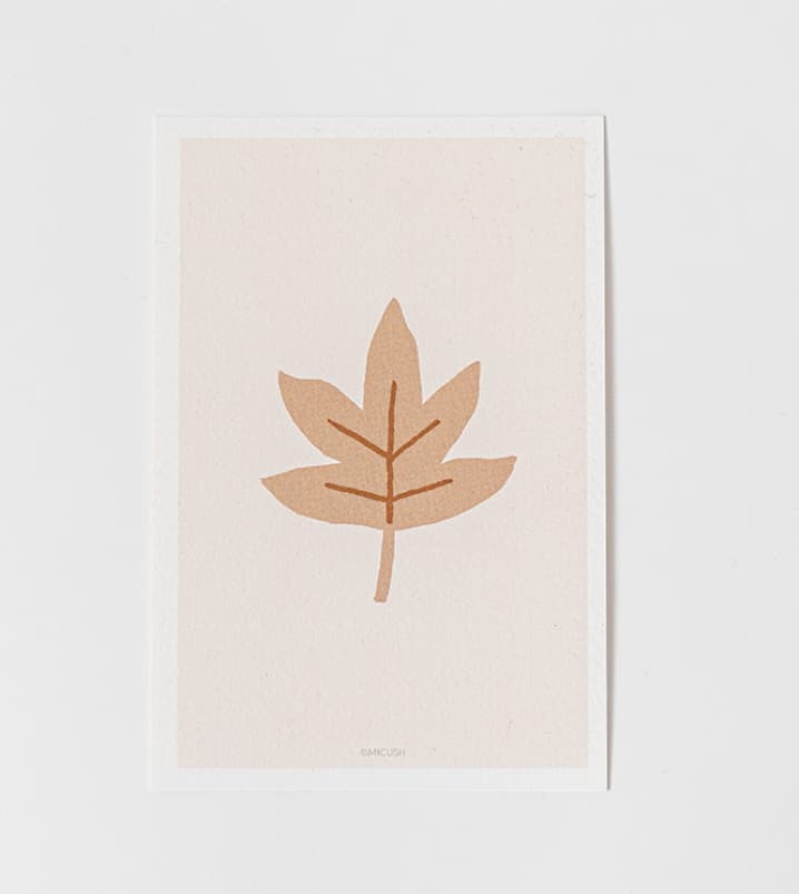 גלויה LEAF